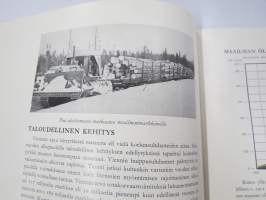 Esso vuosikertomus 33. tilivuodelta 1952 -öljy-yhtiön talous, hienot grafiikat, joitakin valokuvia