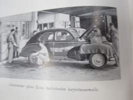 Esso vuosikertomus 33. tilivuodelta 1952 -öljy-yhtiön talous, hienot grafiikat, joitakin valokuvia