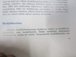 Me ja Esso - Henkilökunnan käsikirja 1953 - Oy Esso Ab