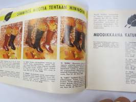Ahon Turkis, Mieto -postimyyntikuvasto 1972-73, turkit, turkislakit, saappaat, hansikkaat, autovällyt, istuinsuojat, vaatteet, kodin kankaat, ym.