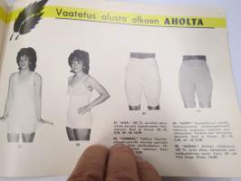 Ahon Turkis, Mieto -postimyyntikuvasto 1972-73, turkit, turkislakit, saappaat, hansikkaat, autovällyt, istuinsuojat, vaatteet, kodin kankaat, ym.