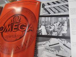 Omega und Sie - Die Geschichte eines Erfolges - Exemplar nr 143 ist reserviert für die Firma - Turun Kultaseppä Oy -numeroitu kappale Omegan tuotannon esittelyä