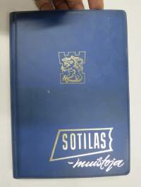 Sotilasmuistoja - Muistiinpanoja varusmiesajalta 1969-70 Hanko - Hml - Niinisalo varusmiesajan laulu- ja muistovihko, piirustuksia, valokuvia ym.