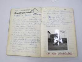 Sotilasmuistoja - Muistiinpanoja varusmiesajalta 1969-70 Hanko - Hml - Niinisalo varusmiesajan laulu- ja muistovihko, piirustuksia, valokuvia ym.