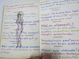 Sotilasmuistoja - Muistiinpanoja varusmiesajalta 1969-70 Hanko - Hml - Niinisalo varusmiesajan laulu- ja muistovihko, piirustuksia, valokuvia ym.