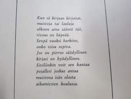 Sotilasmuistioni - varusmiespalveluksen aikaisia muistoja ja piirroksia ym. varten tarkoitettu kirja, käyttämätön