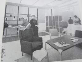 Kaunis Koti 1955 nr 6, Lasi ja pellava, Artek-olohuone, Helsingin viim. empiretalo, Ellis Kauppi - Kupittaan Kulta Oy, Nuorikko messuilla, ym.