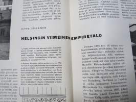 Kaunis Koti 1955 nr 6, Lasi ja pellava, Artek-olohuone, Helsingin viim. empiretalo, Ellis Kauppi - Kupittaan Kulta Oy, Nuorikko messuilla, ym.