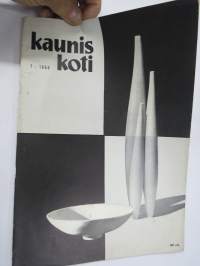 Kaunis Koti 1955 nr 1, Eero Paatela silinteriopaali -valasin, Rautatalo (Aalto) - uusinta Helsinkiä, Toini Muona -artikkeli, Rivitalot, ym.