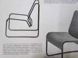 Kaunis Koti 1955 nr 1, Eero Paatela silinteriopaali -valasin, Rautatalo (Aalto) - uusinta Helsinkiä, Toini Muona -artikkeli, Rivitalot, ym.