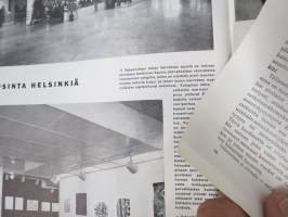 Kaunis Koti 1955 nr 1, Eero Paatela silinteriopaali -valasin, Rautatalo (Aalto) - uusinta Helsinkiä, Toini Muona -artikkeli, Rivitalot, ym.
