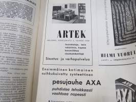 Kaunis Koti 1955 nr 5, Ilmari Lappalainen Bambino, H 55 asuntonäyttely Ruotsi, Werner West - Hyvä vuode, Yki Nummi - Värit ja koti, Ryijyinnostus, Tanskal. nykyhopea