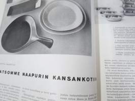 Kaunis Koti 1955 nr 5, Ilmari Lappalainen Bambino, H 55 asuntonäyttely Ruotsi, Werner West - Hyvä vuode, Yki Nummi - Värit ja koti, Ryijyinnostus, Tanskal. nykyhopea