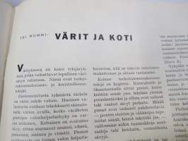 Kaunis Koti 1955 nr 5, Ilmari Lappalainen Bambino, H 55 asuntonäyttely Ruotsi, Werner West - Hyvä vuode, Yki Nummi - Värit ja koti, Ryijyinnostus, Tanskal. nykyhopea