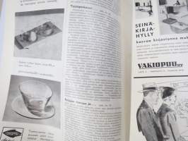 Kaunis Koti 1955 nr 5, Ilmari Lappalainen Bambino, H 55 asuntonäyttely Ruotsi, Werner West - Hyvä vuode, Yki Nummi - Värit ja koti, Ryijyinnostus, Tanskal. nykyhopea