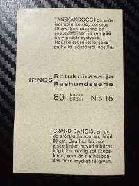 Ipnos rotukoirasarja -keräilykuva nro 15, Tanskandoggi