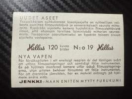 Hellas Jenkki -sarja Uudet aseet nro 19