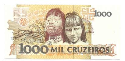 Brasilia 1000 Cruizeiro 1990  - 93 seteli