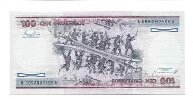 Brasilia 100 Cruzeiros 1981  seteli