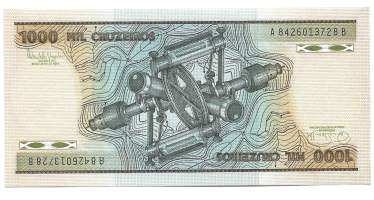 Brasilia 1000 Cruzeiros 1978  seteli