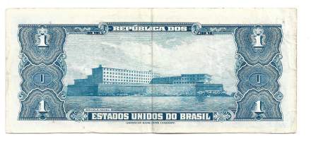 Brasilia 1 Cruzeiros 1953  seteli