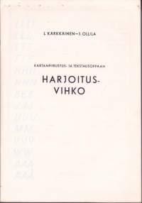 Kartanpiirustus- ja tekstausopas, 1954.