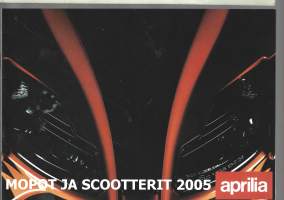 Mopot ja skootterit 2005 Aprilia -  kuvitettu tuoteluettelo