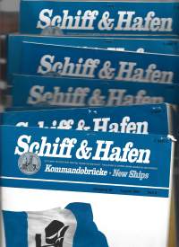 Schiff&amp;Hafen  lehtiä  1984  yht 8  lehteä painaa 2,250 kg