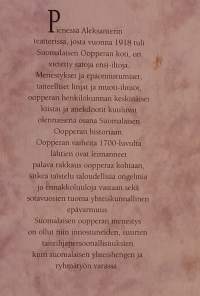 Suomalainen ooppera.  ( Oopperan historia, näyttämötaide )