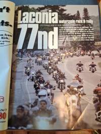 Easy riders,aikuisviihdelehti moottoripyöräilijöille, Novenber 2000.. Kirjoituksia kuvia tapahtumista, kilpailuista, tietoa  pyörämerkeistä. Toki nättiä tyttöjä!