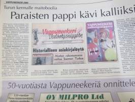Vappuneekeri 2000 -vappulehti, Turun Sanomalehtimiesyhdistys vappujulkaisu