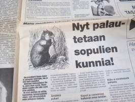 Vappuneekeri 1996 -vappulehti, Turun Sanomalehtimiesyhdistys vappujulkaisu, sis. Reijo Mäki Novelli - Vareksen viimeinen vappu