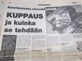 Vappuneekeri 1996 -vappulehti, Turun Sanomalehtimiesyhdistys vappujulkaisu, sis. Reijo Mäki Novelli - Vareksen viimeinen vappu