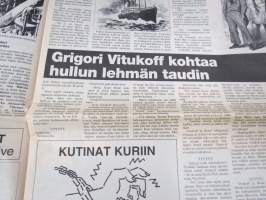 Vappuneekeri 1996 -vappulehti, Turun Sanomalehtimiesyhdistys vappujulkaisu, sis. Reijo Mäki Novelli - Vareksen viimeinen vappu
