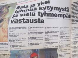 Vappuneekeri 1996 -vappulehti, Turun Sanomalehtimiesyhdistys vappujulkaisu, sis. Reijo Mäki Novelli - Vareksen viimeinen vappu
