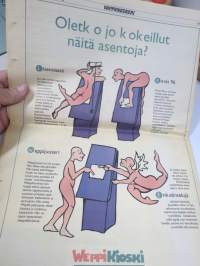 Vappuneekeri 1996 -vappulehti, Turun Sanomalehtimiesyhdistys vappujulkaisu, sis. Reijo Mäki Novelli - Vareksen viimeinen vappu