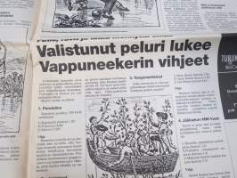 Vappuneekeri 1996 -vappulehti, Turun Sanomalehtimiesyhdistys vappujulkaisu, sis. Reijo Mäki novelli - Vares ja joulun ihme