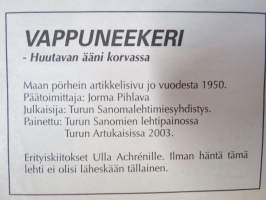 Vappuneekeri 2003 -vappulehti, Turun Sanomalehtimiesyhdistys vappujulkaisu