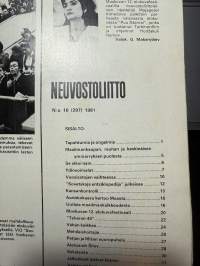 Neuvostoliitto 1981  nr 10, Vuosisatojen vaihteessa