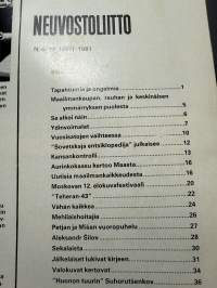Neuvostoliitto 1981  nr 10, Vuosisatojen vaihteessa