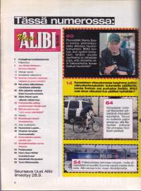 (Uusi) Alibi 2000 N:o 9.  Sosiaalivirkailijan surma Oulussa. Pornotähti Henry Saaren huumekohu. Pudasjärven lumihautamurha. Viikingin tuomio. Puukotus poikamiesillas