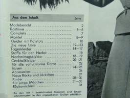 Ullstein Wiener Mode Nr. 31 herbst 1953 muotilehti