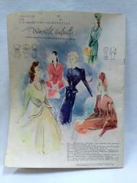 Muotikuva No 4 1944 muotilehti