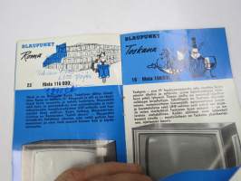 Blaupunkt Tirol, Corona, Palma, Sevilla, Manila, Toledo, Roma, Toskana, Arkona... televisiot -myyntiesite 196?