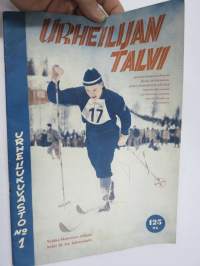 Urheilukuvasto 1952 nr 1 - Urheilijan Talvi, kansikuva Veikko Hakulinen