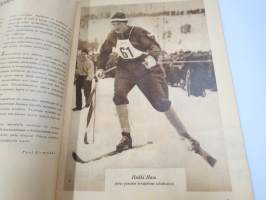 Urheilukuvasto 1952 nr 1 - Urheilijan Talvi, kansikuva Veikko Hakulinen