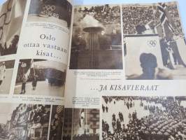 Urheilukuvasto 1952 nr 1 - Urheilijan Talvi, kansikuva Veikko Hakulinen