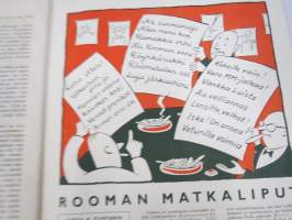 Arijoutsin joulupippuri 1960 -pilalehti, esittelyssä Charles Addams