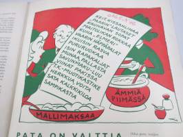 Arijoutsin kevätpippuri 1960 -pilalehti, takakansikuva Citroën ID 19 / ID Break mainos