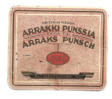 Erittäin hienoa Arrakki Punssia  - viinaetiketti